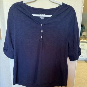 Chico’s ultimate tee short sleeve Henley